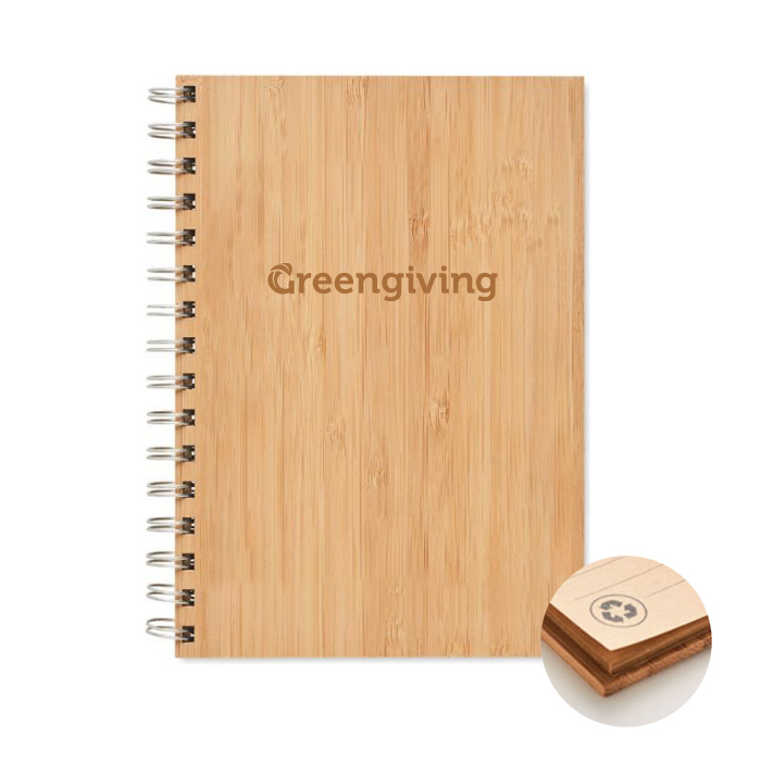 Bamboe notitieboek A5 | Eco geschenk